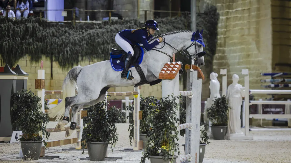 Nicole Conti e Jappeloup