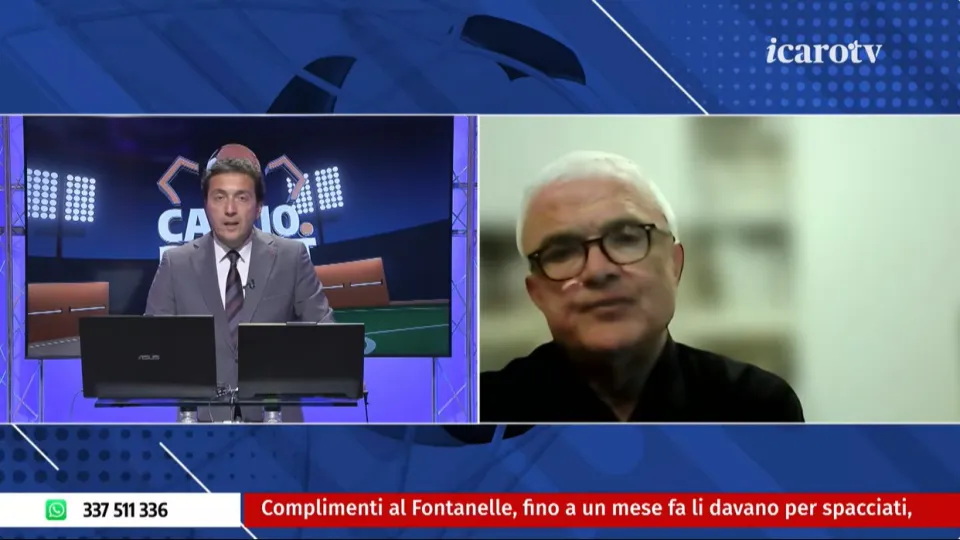 Oberdan Melini in collegamento con Calcio.Basket