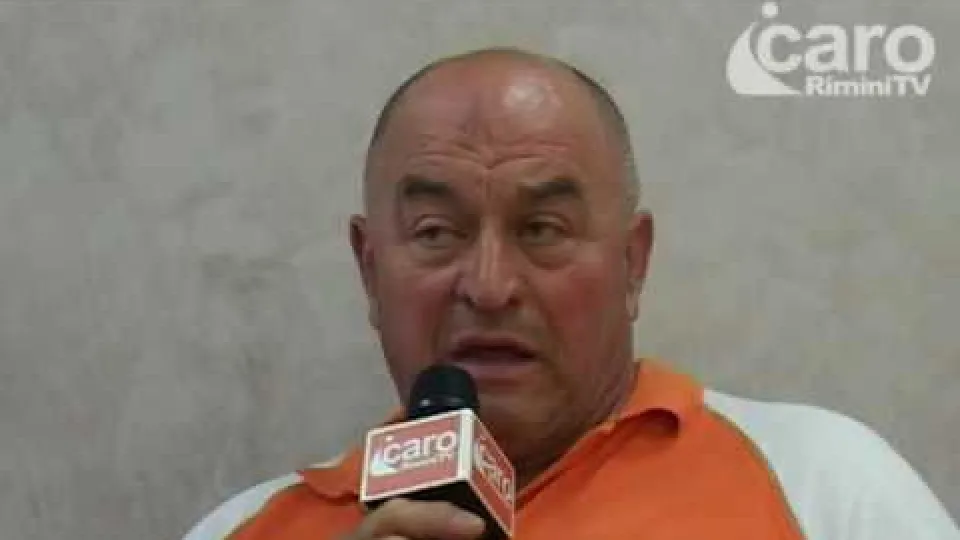 Oreste Pelliccioni durante una trasmissione di Icaro TV di qualche anno fa