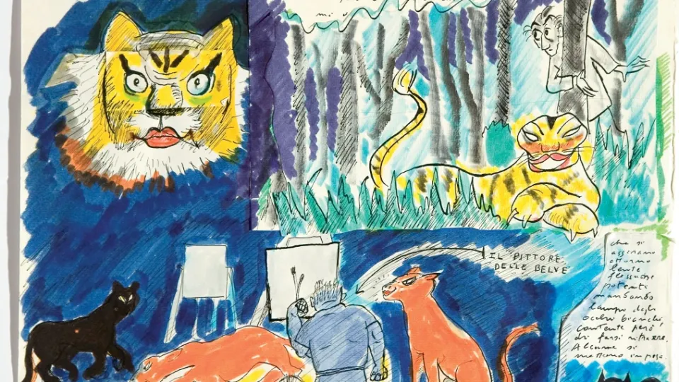 pagine libro sogni fellini tigre