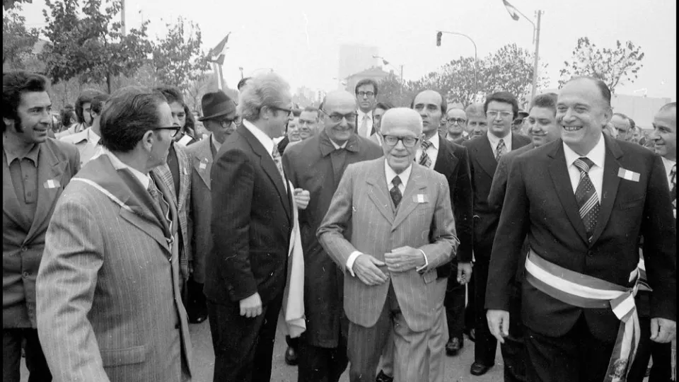 Pertini a Rimini nel 1973 (Archivio Minghini)