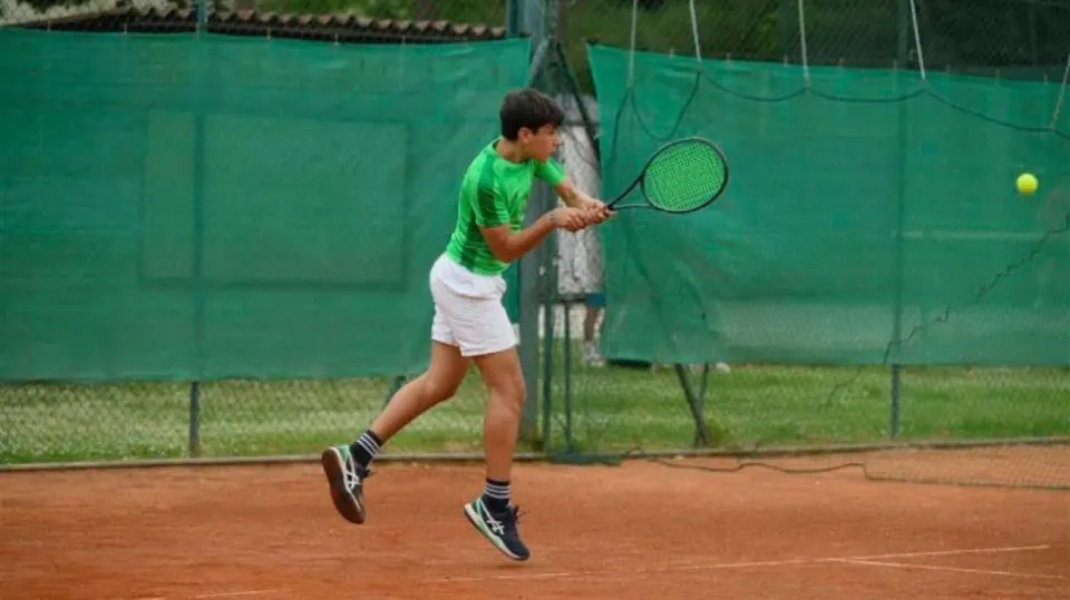 Pietro Tombari in azione