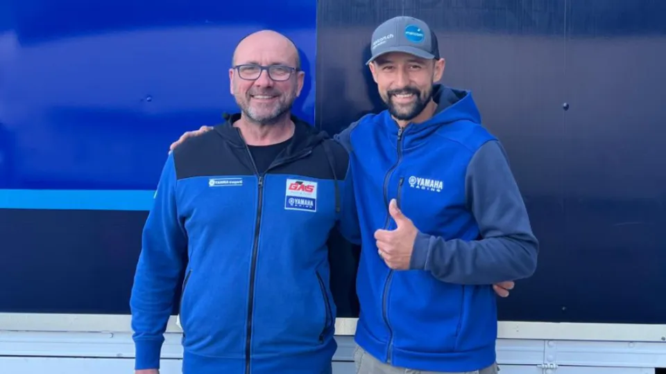 Randy Krummenacher insieme a Stefano Morri