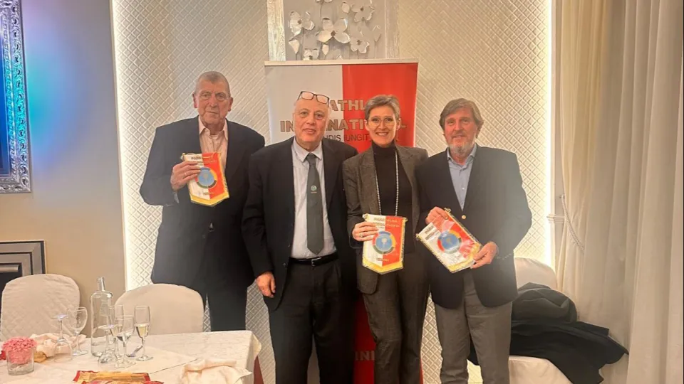 Renzo Vecchiato e Maurizio Benatti insieme ai presidenti Riguzzi e Rosetti