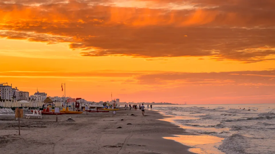 Riccione al tramonto