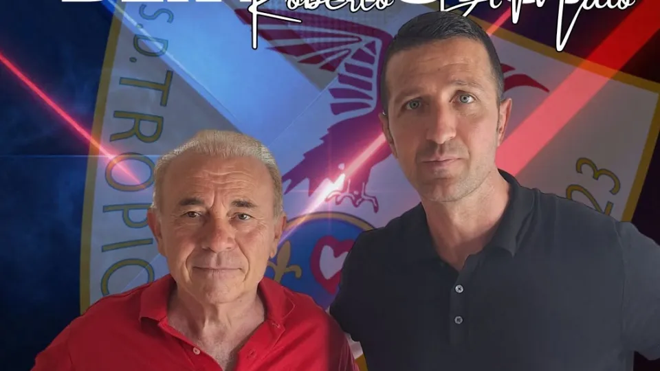 Roberto Di Maio insieme al presidente Tiziano Marzi