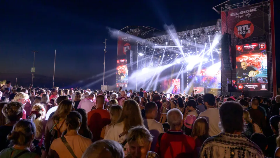 Rtl per la Notte Rosa a Riccione