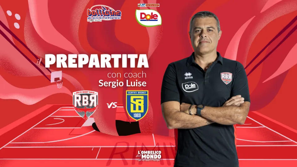 Sergio Luise, viceallenatore della Dole Basket Rimini