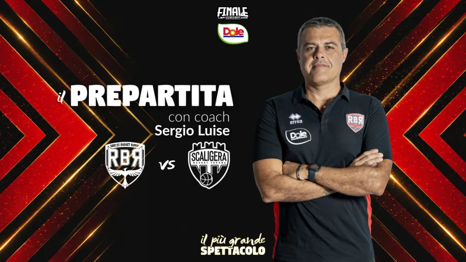 Sergio Luise, viceallenatore della Dole Basket Rimini