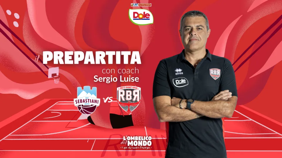 Sergio Luise, viceallenatore della Dole Basket Rimini
