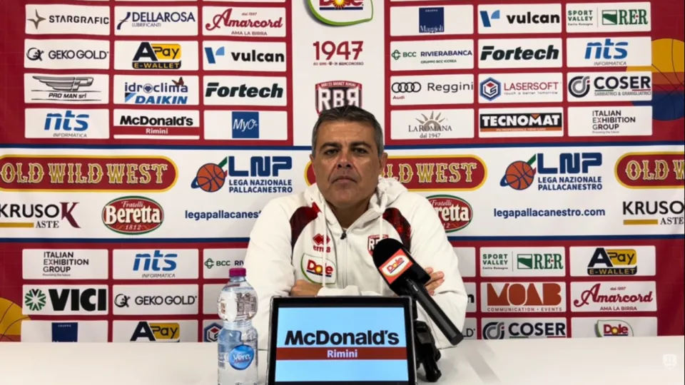 Sergio Luise, viceallenatore della Dole Basket Rimini