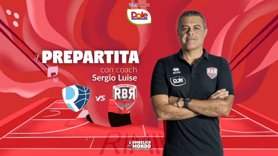 Sergio Luise, viceallenatore della Dole Basket Rimini