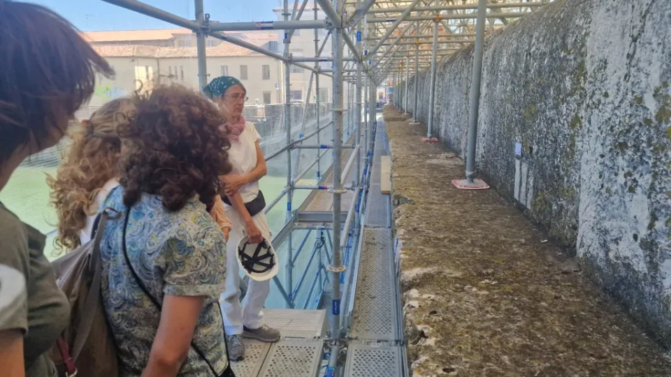 Sopralluogo al Ponte di Tiberio