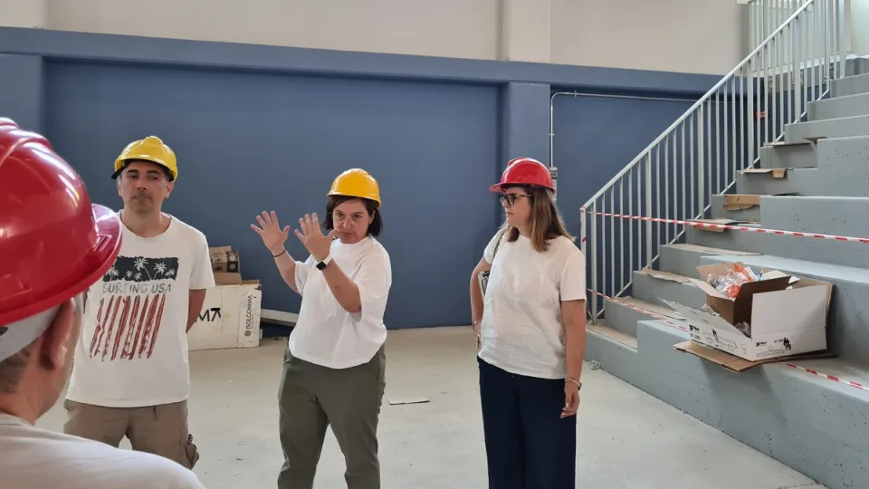 sopralluogo in cantiere a Santarcangelo