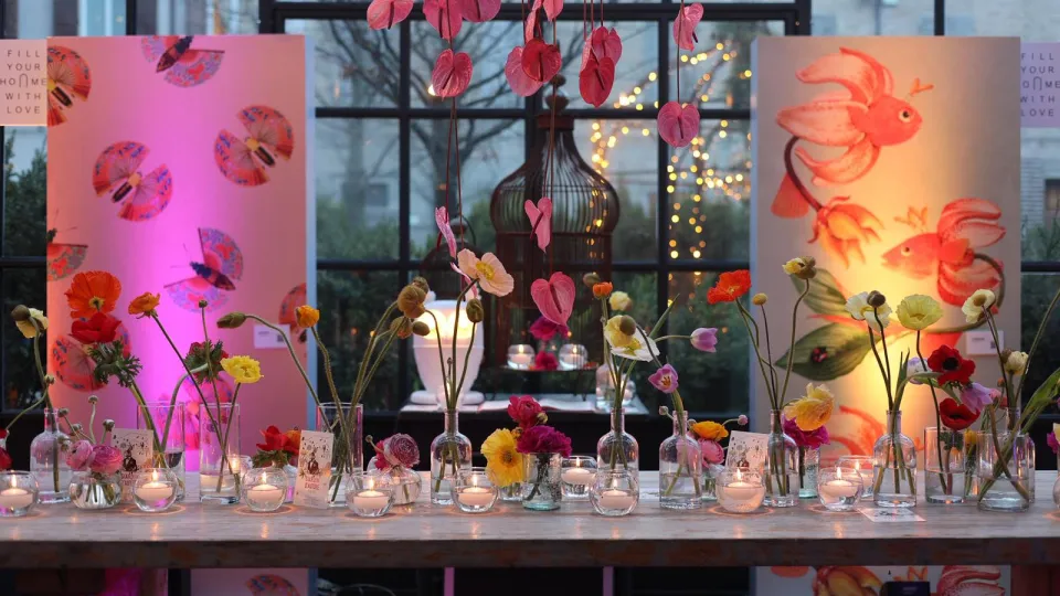 Un allestimento di Giardini d'Autore