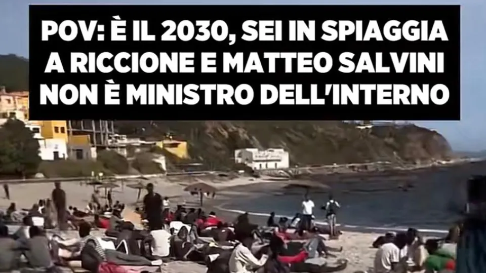 Un frame del video
