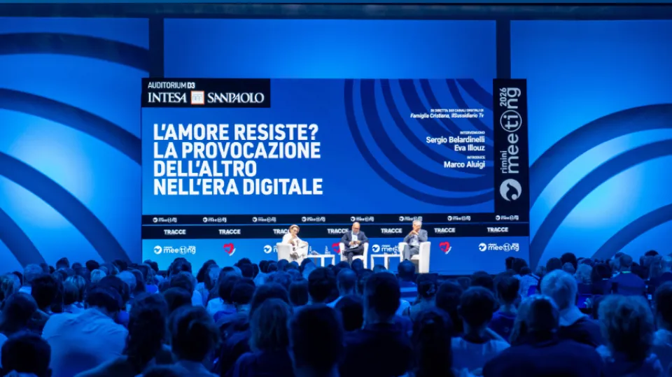 Un incontro al Meeting di Rimini