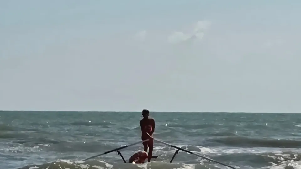 un marinaio di salvataggio