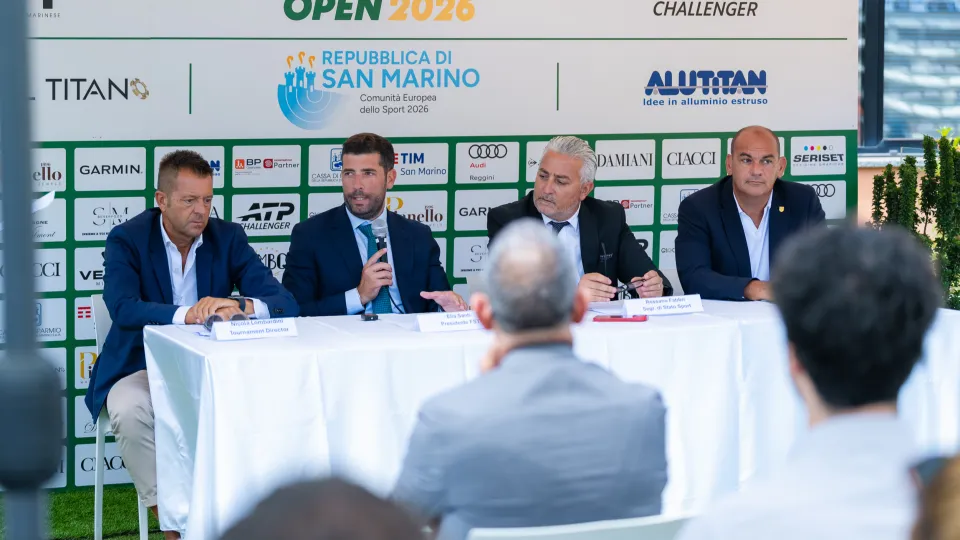 Un momento della conferenza stampa