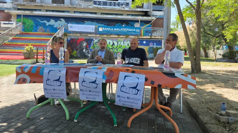 un momento della conferenza stampa
