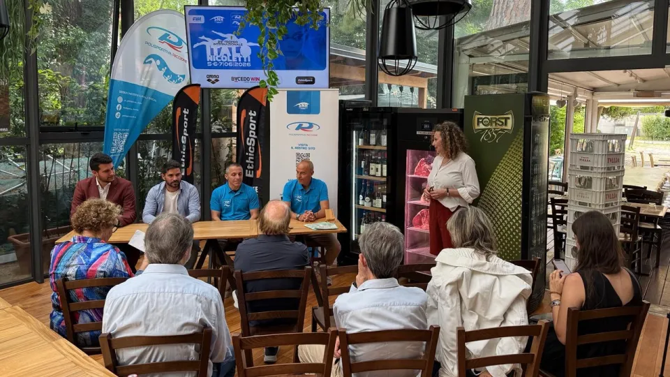 un momento della conferenza stampa