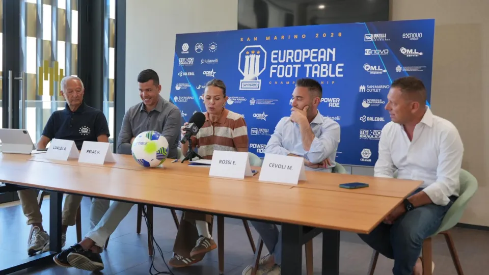 Un momento della conferenza stampa di presentazione