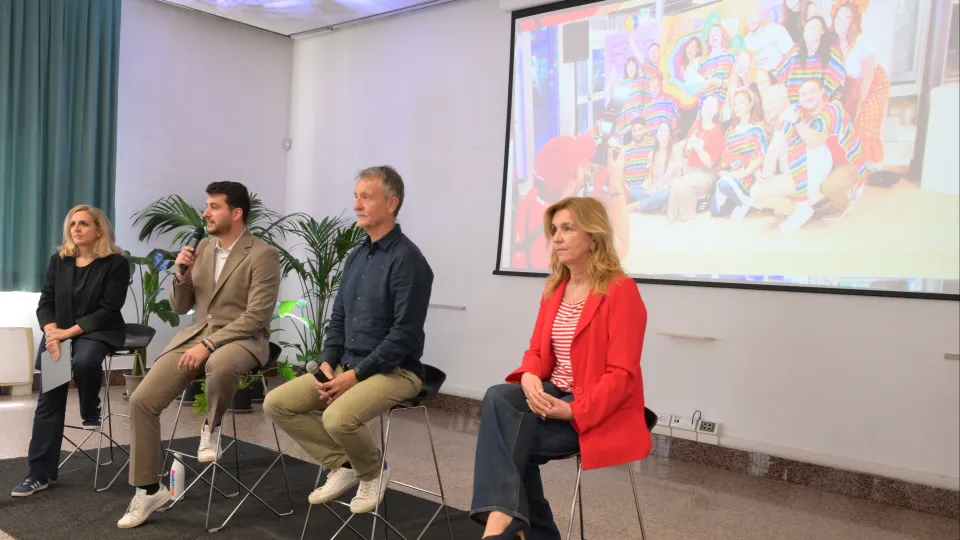 un momento della conferenza stampa