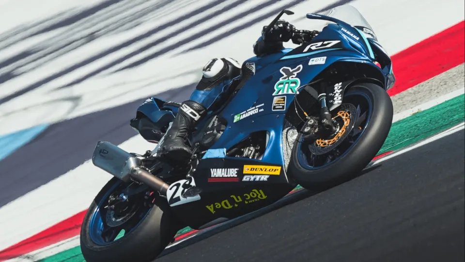 Un momento della gara