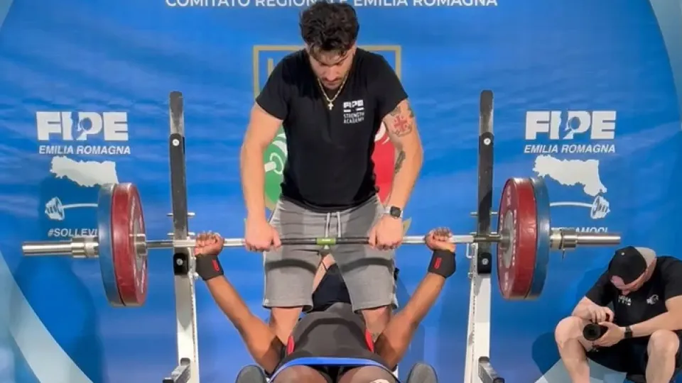 Un momento della gara