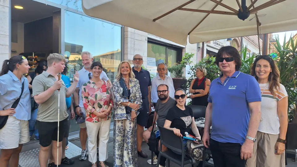Un momento della giornata alla scoperta della storia di Rimini