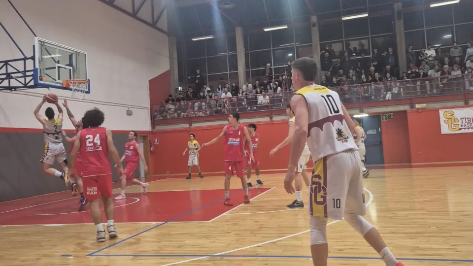 Un momento della partita