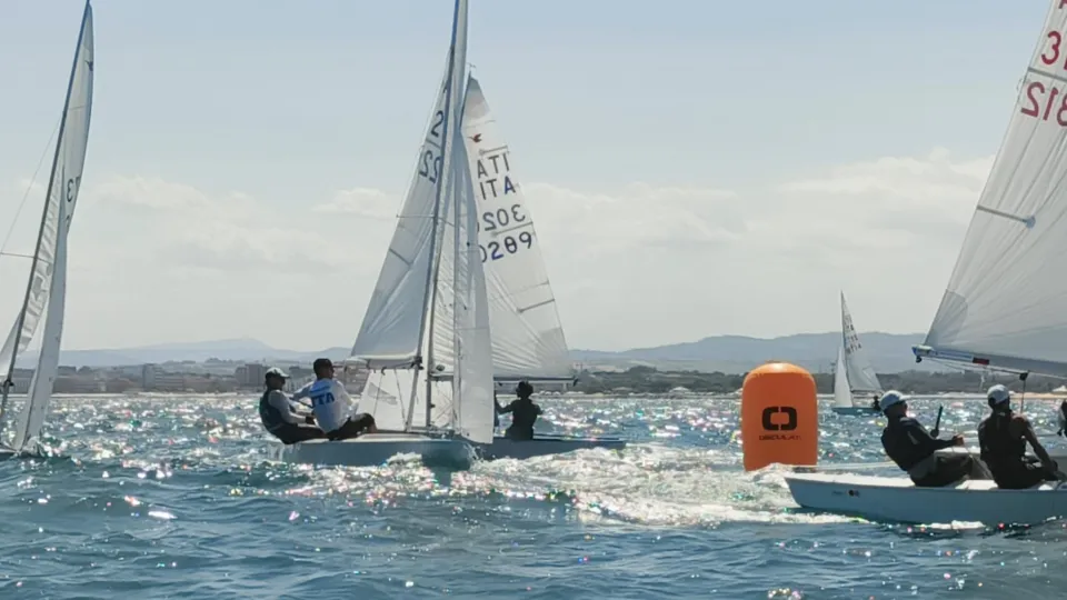 Un momento della regata
