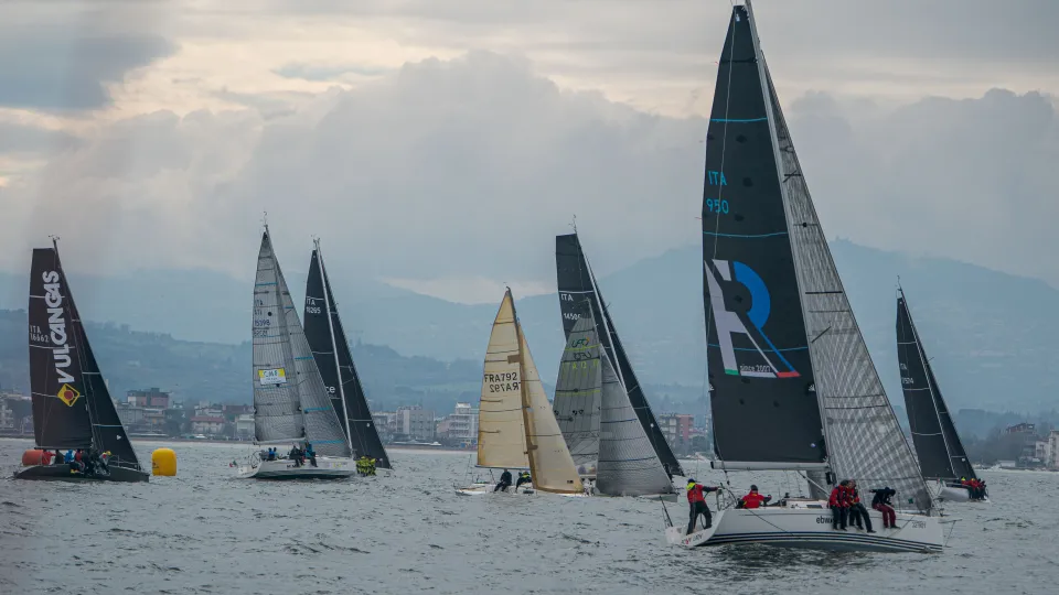 Un momento della regata