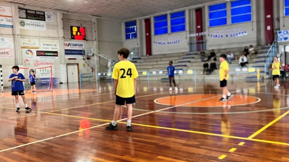 Un momento dell'amichevole