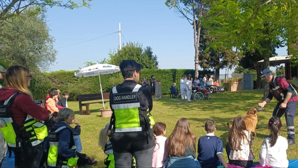 un momento dell'esercitazione