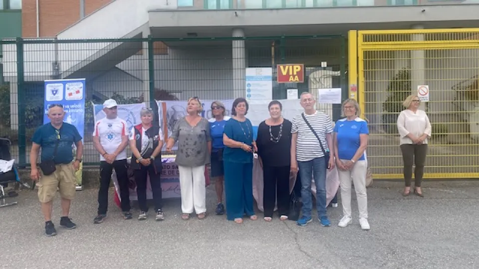 Un momento dell'inaugurazione