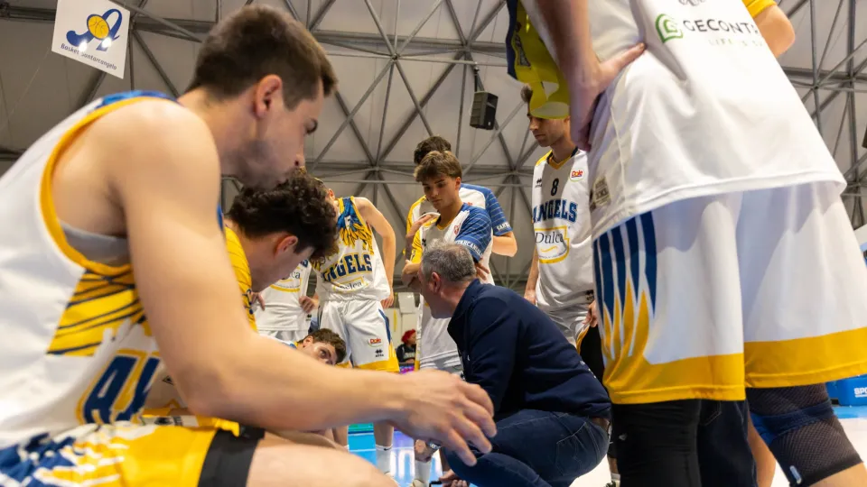 Un time out degli Angels Santarcangelo (Foto ©Angels)
