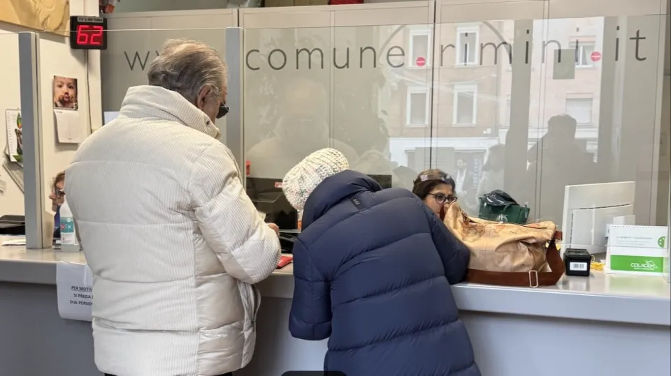 un ufficio anagrafico