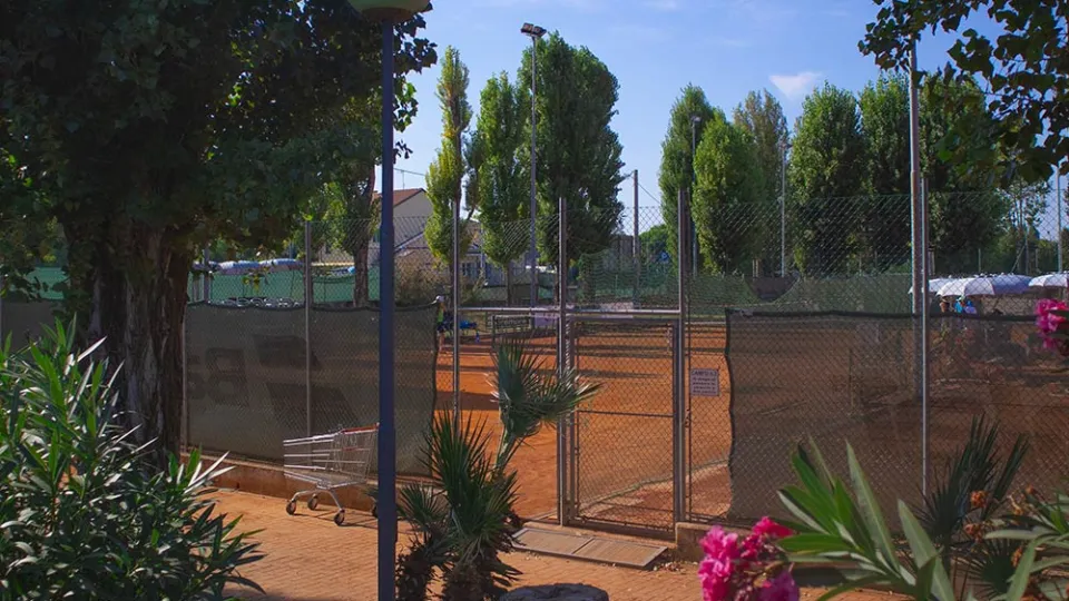 Una bella immagine del Tennis Club Viserba