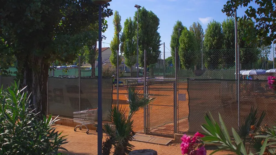 Una bella immagine del Tennis Club Viserba