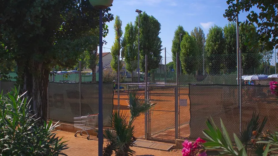 Una bella immagine del Tennis Club Viserba