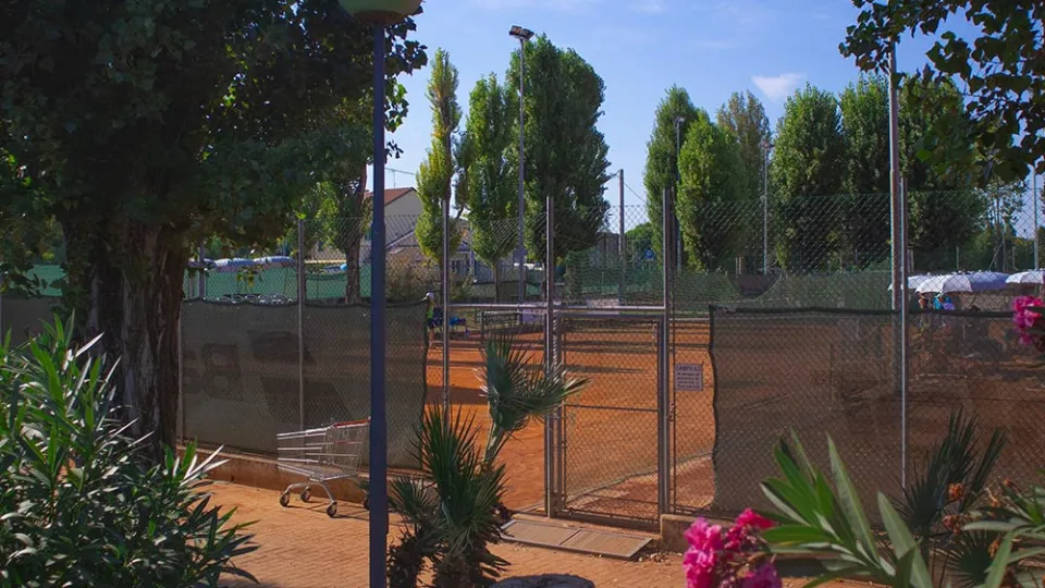 Una bella immagine del Tennis Club Viserba
