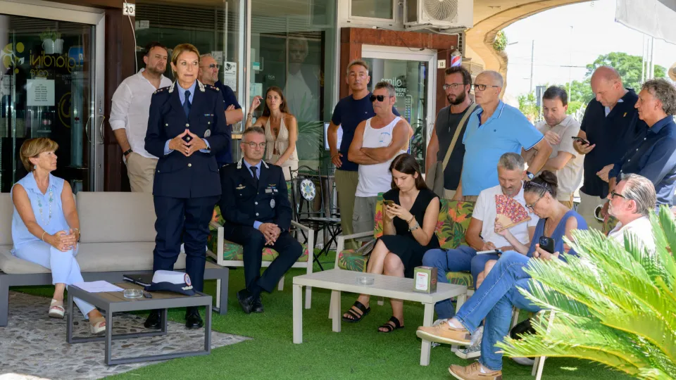 una istantanea della presentazione del progetto