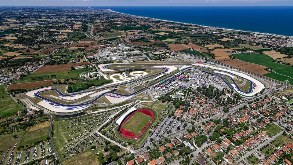 Una panoramica del Misano World Circuit