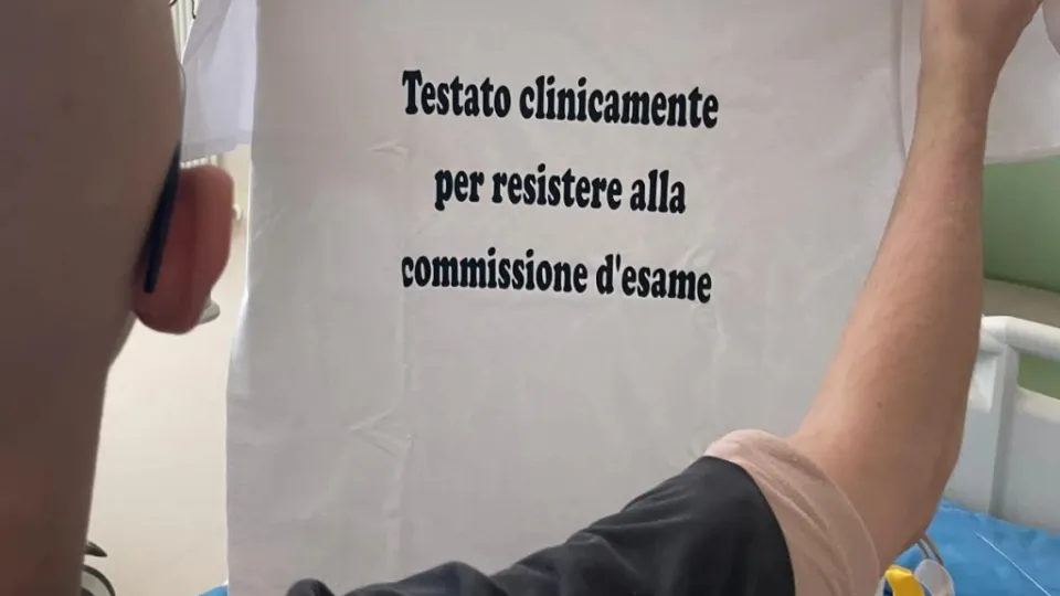 uni dei ragazzi che ha sostenuto l'esame di maturità