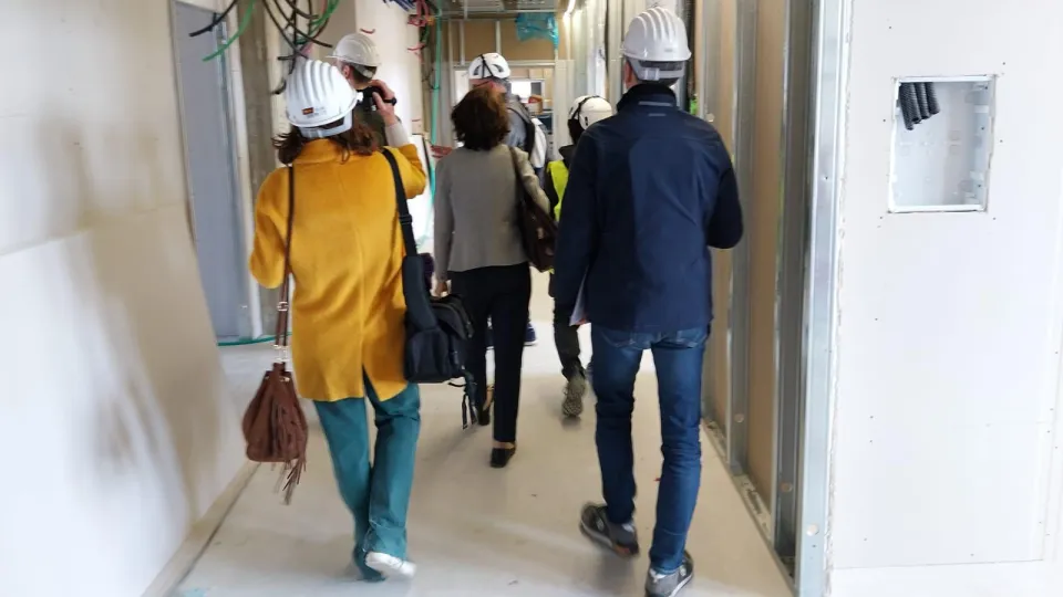 Visita al cantiere Os.Co Infermi di Rimini