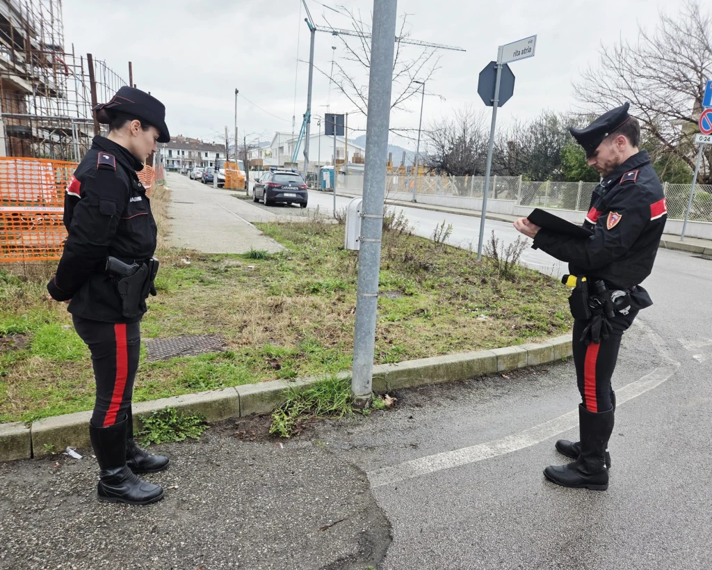 Incidente mortale a Villa Verucchio, i rilievi dei carabinieri (Adriapress)