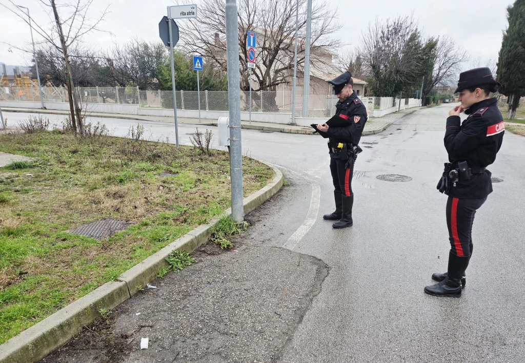 Incidente mortale a Villa Verucchio, i rilievi dei carabinieri (Adriapress)