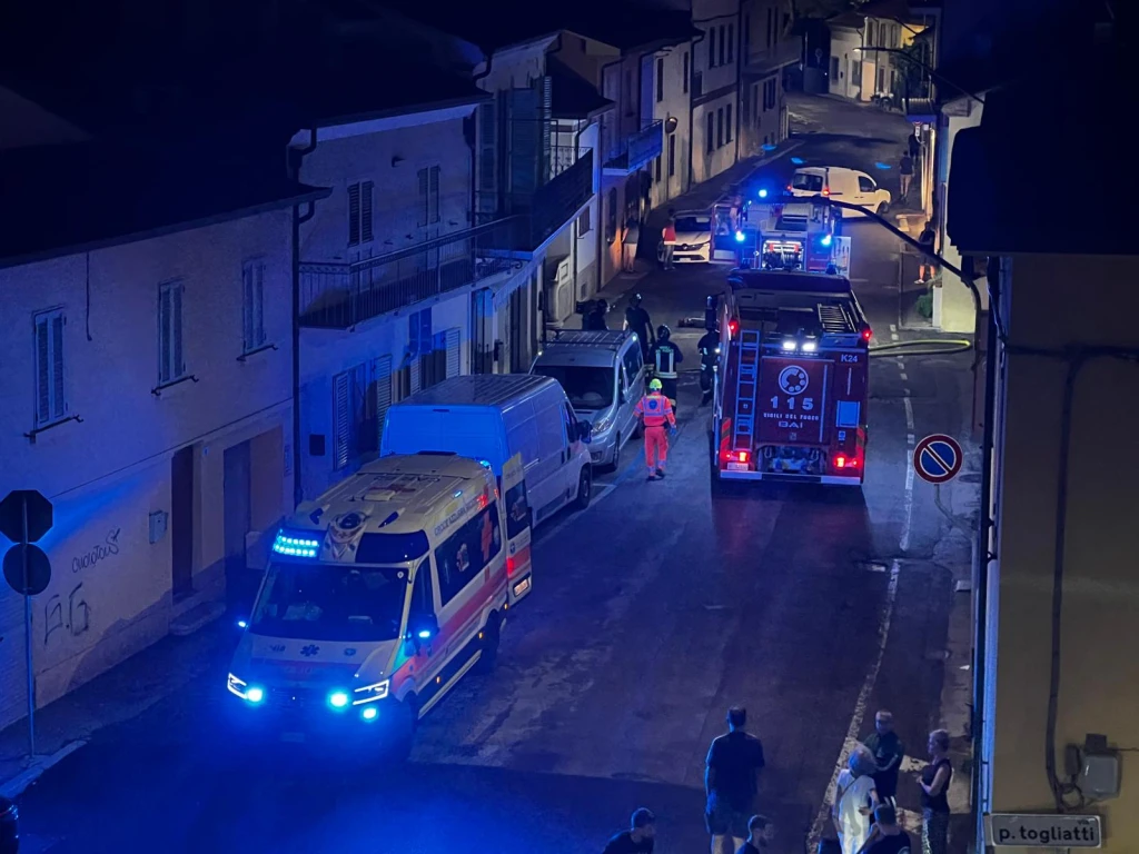 i soccorsi in via PIave