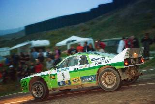 10° Rallylegend: Markku Alen (Lancia 037) chiude in testa la 1a tappa